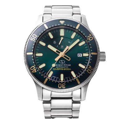 ORIENT STAR RK-AU0307E Green Sports DIVER 200m Waterproof Men's Watch New in Box
