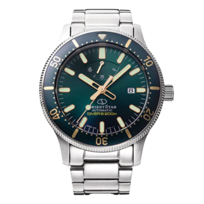 ORIENT STAR RK-AU0307E Green Sports DIVER 200m Waterproof Men's