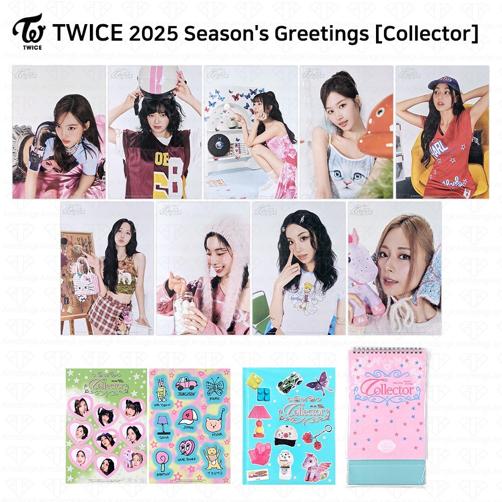 TWICE 2025 Season's Greetings Collector Official Mini Poster Diary