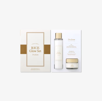 I'm From Rice Glow Set, Skincare Duo Toner and Cream, Free Shipping! New (2 pcs)