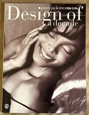 JANET JACKSON 1986/1996 Design of a Decade Piano Vocal & Guitar Sheet Music Book