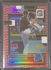 2022 Donruss Optic PHOTON PRIZM SP #107 MacKenzie Gore RC -San Diego Padres
