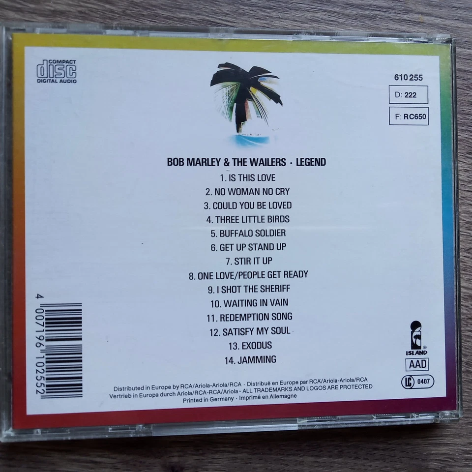 Bob Marley & The Wailers - Legend -The best of - Bild 2 von 2