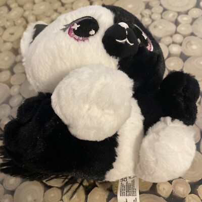 P. Lushes Pets Lady Luna Black and White Cat Stuffed Animal Plush