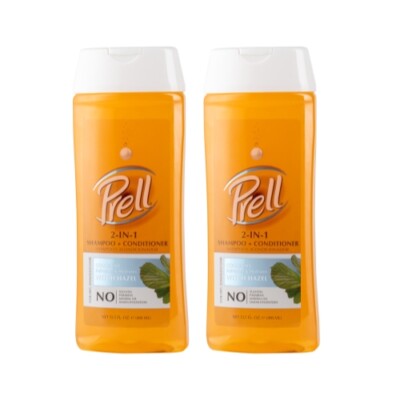 Prell Witch Color Safe Hazel 2-in-1 Shampoo + Conditioner, 13.5 fl.oz Pack of 2
