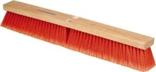 PRO SOURCE Safety Orange Push Broom Head: 24" Wide, Handle Sold Separately