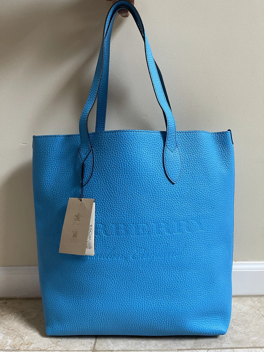 Burberry embossed leather tote sale