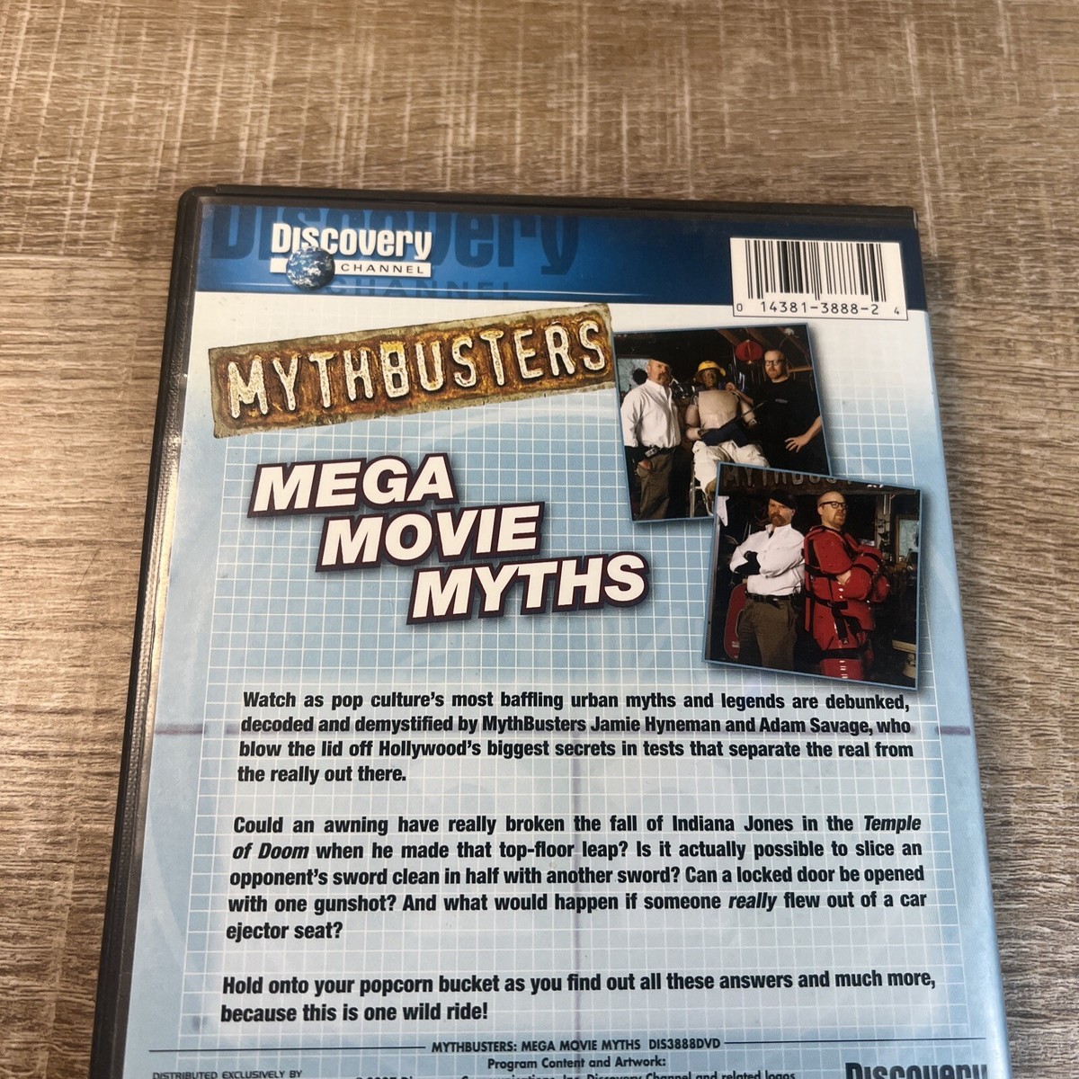 Mythbusters - Mega Movie Myths (DVD, 2007, Full Screen