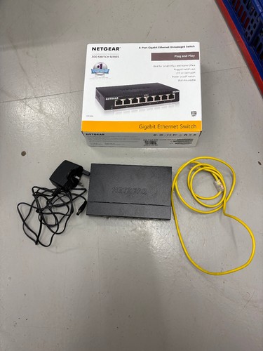 NETGEAR GS308300UKS 8 Ports Rack-Mountable Standalone Gigabit Ethernet Switch