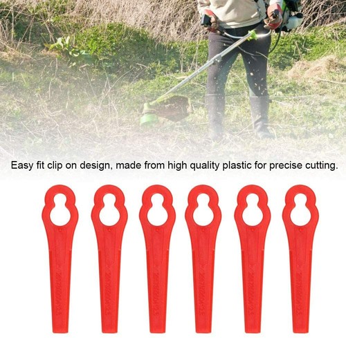 100PCS Plastic Blade Set Cutter For Cordless Grass Trimmer Strimmer Replace UK - Picture 7 of 10
