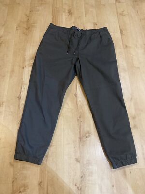 Tu Man Herren Cotton Rich mit Stretch Hose Khaki Gr. W40 ''Bündchen Bein ohne Etikett