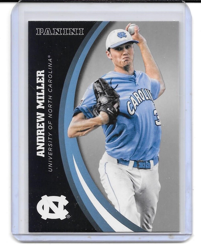 2016 Panini Collegiate Multi-Sport North Carolina Silver #23 Andrew Miller