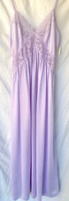 VTG CINE STAR..LAVENDER PURPLE..NYLON..NIGHTGOWN NEGLIGEE..LONG..MED..NEW TAGS