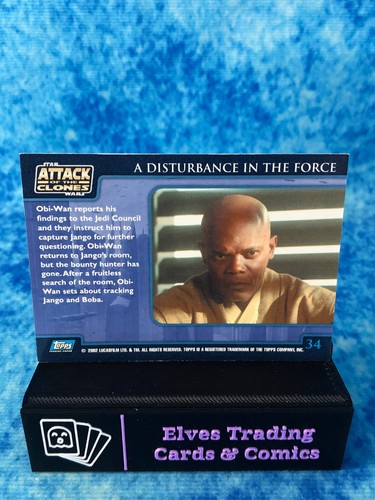Star Wars: Attack of the Clones UK SINGLE Non-Sport Trading Card by Topps 2002 - Picture 60 of 176