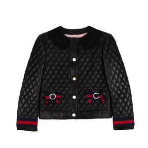 jaqueta de couro gucci