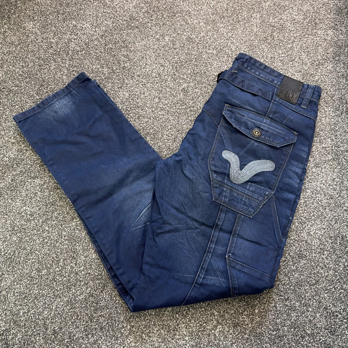 Mens Waxed Jeans in Men's Jeans for sale | eBay UK