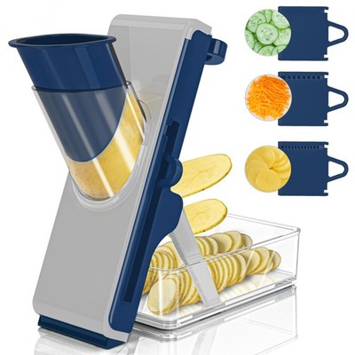 Mandoline Slicer Safe Multifunctional Dicer Adjustable Commercial Slicer Mach...