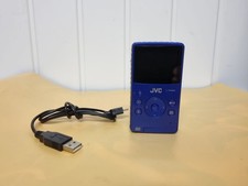 JVC GC-FM1 HD Memory Pocket Camcorder Camera - Blue - 2gb Sd Card