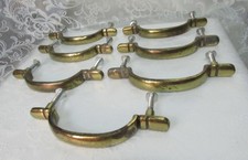 Lot of 7 Brass Keeler ©KBC N17144 Drawer Cabinet Pull HANDLES with 3" Centers