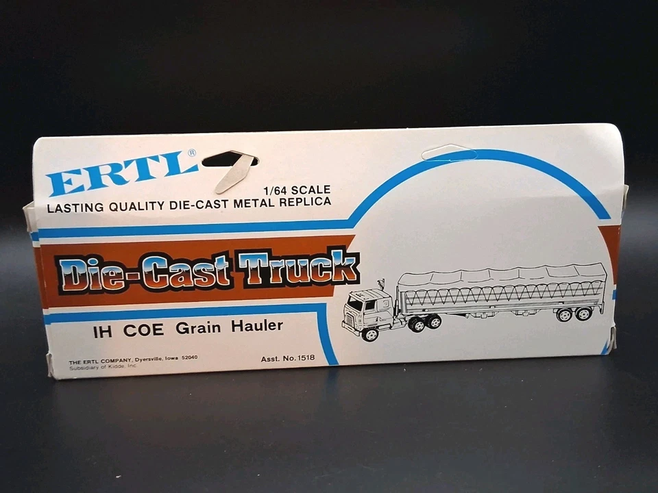 Vintage Ertl IH International COE Grain Hauler NIB Diecast 1/64 NRFB MIB  - Image 2 of 4