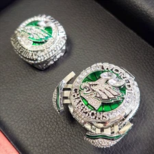 [Philadelphia Eagles] 2018/2025 Super Bowl 2 Rings With Box