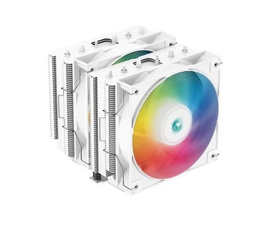 DeepCool AG620 ARGB WHITE Dual-Tower CPU Cooler 2x 120mm Fan 6 Copper Heat