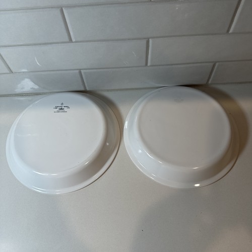 2 piatti da torta vintage Pyrex Corning Ware blu fiordaliso P-309 9" - Foto 3 di 5