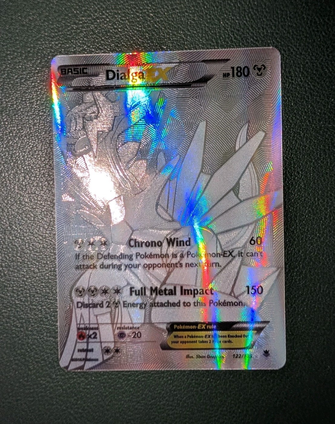 Dialga ex 2014 XY: Phantom Forces #122/119 Holo (Secret) Price