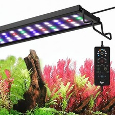 Aquarium Plant Light Full Spectrum LED Fish Tank Light IP68 Waterproof with 2...