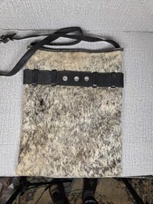 Western Shoulder Bag Leather Cowhide Crossbody Purse