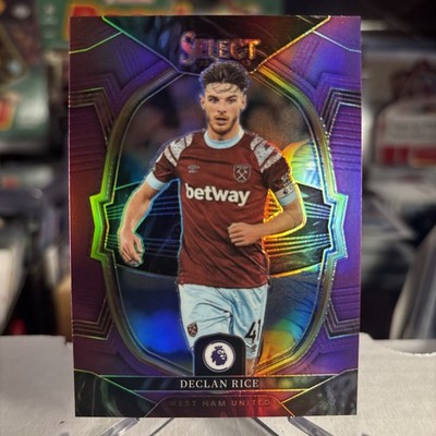 Declan Rice 2022-23 Select Premier EPL Purple Prizm SSP /135   MINT