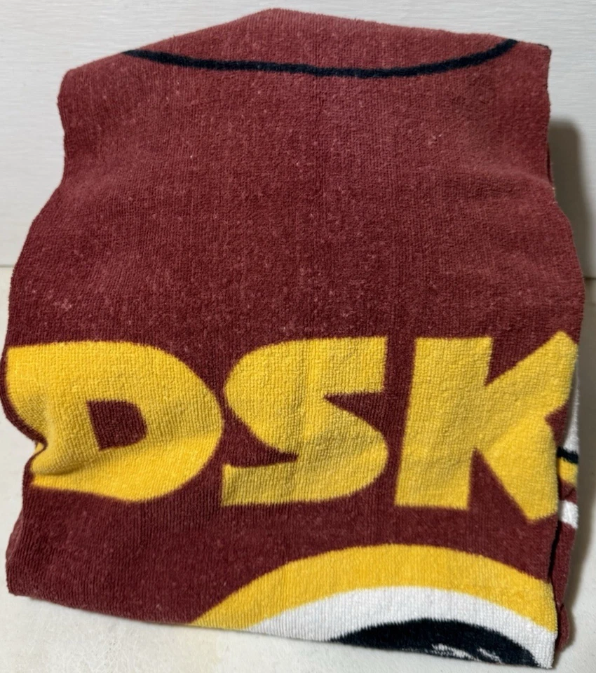 Toalla de baño Washington Redskins borgoña/dorada Foto 4 de 4