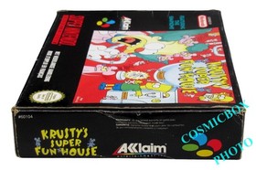 The Simpsons KRUSTY'S SUPER FUN HOUSE complet snes nes cartouche Nintendo PAL VF