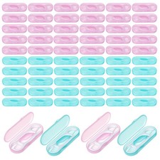 60 Pack Travel Dental Floss Pick Cases with 600 Pcs Portable Flossers Dental ...