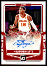 2024-25 Panini Donruss Optic - Signature Series Mouhamed Gueyen #SS-GUE (AU)