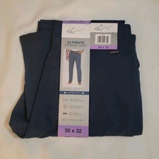 Greg Norman 5 Pocket Stretch Performance Navy Blue Golf Pants 30x32
