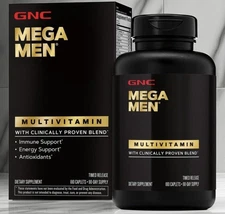 GNC Mega Men Multivitamin. 180 Count. EXP.  07/26. 