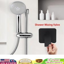 Shower Tap Control Valve Brass Handle Bathroom Hot/Cold Mixer Faucet Wall Mount
