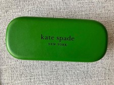 Kate Spade Green and Black/Dk Gray Hard Shell Eyeglass Sunglasses Case