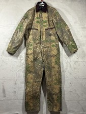 Vintage Insulated Camouflage Realtree Liberty Coveralls Hunting L Tall 42-44 USA