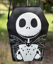 Bioworld Disney NIGHTMARE BEFORE CHRISTMAS Jack Skellington Coffin Purse NWOT