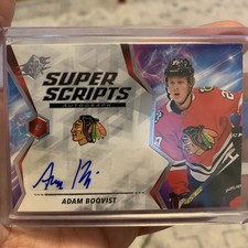 2020-21 SPx - Super Scripts Adam Boqvist #S-BO (AU)