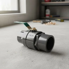 Reliable 2" PVC Ball Valve with Easy Turn Handle - Durability and Safety Assured