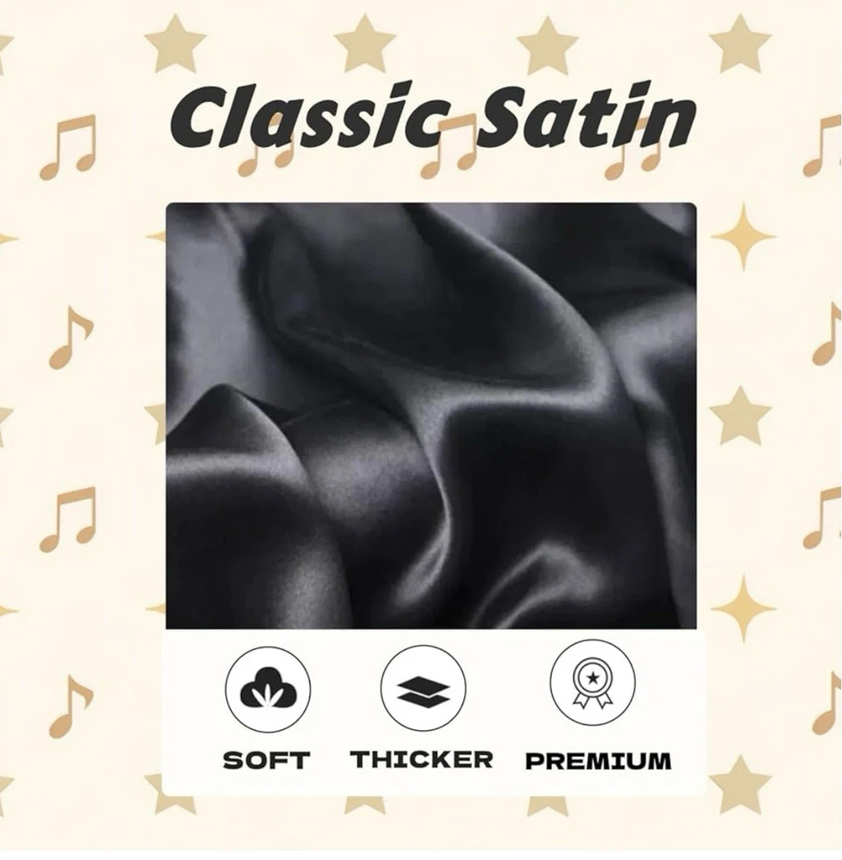 Heatless Hair curler Set satin Rob With Scrunchies & Clip-No Heat Overnight Curl - Image 4 of 4