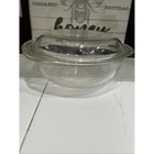 Vintage PYREX #023 Clear Round 1.5 Quart Casserole Dish Bowl with 683-C LID