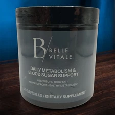 Belle Vitale Daily Metabolism Blood Sugar Support 120 Capsules 10/2026