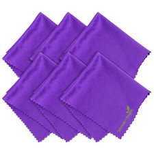 Screen Mom Cleaner Purple Microfiber Cloths 6-Pack -