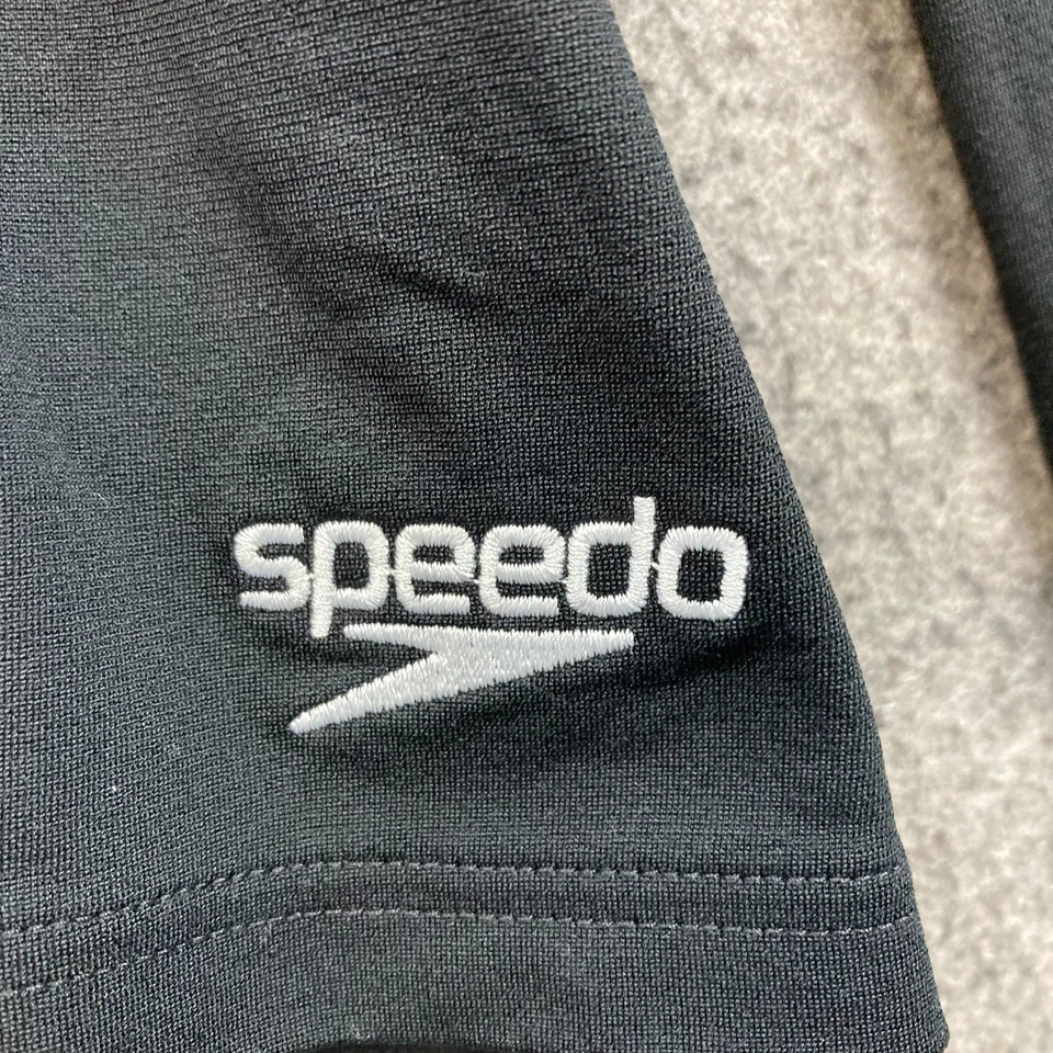 Camisa Speedo Niños Talla 14 Años Azul Negra Manga Larga Natación Resistencia 54912 Foto 4 de 4
