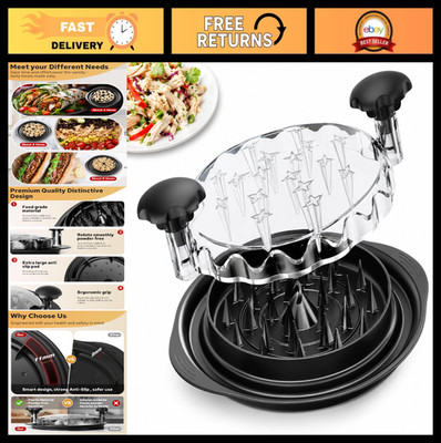 Large Chicken Shredder Tool - 11'' Ergonomic, BPA-Free, Anti-Slip, Easy Clean for