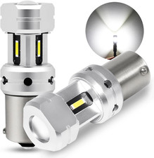 1156 Led Reverse Bulbs White 3600 Lumens 500 Super Bright P21w Ba15s 7506 1141